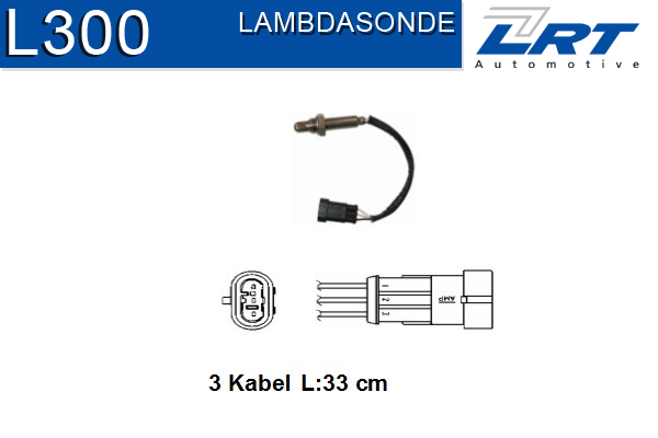LRT Lambdasond L300 L300 LRT nox-sensor MERCEDES-BENZ 124-serie