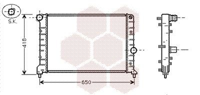 VAN WEZEL Kylare 01002083 VAN WEZEL 01002083 Kylare Alfa Romeo 147 937 original