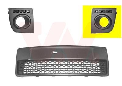 VAN WEZEL Õhuvõre, põrkeraud 1811593 1811593 Õhuvõre põrkeraud VAN WEZEL FORD B-MAX