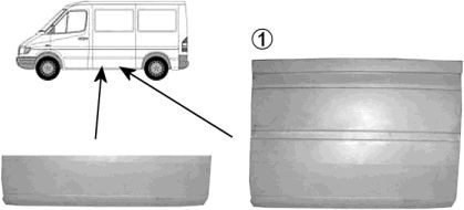 Küljesein VAN WEZEL 3075109 VAN WEZEL 3075109 Küljesein Volkswagen LT 2000