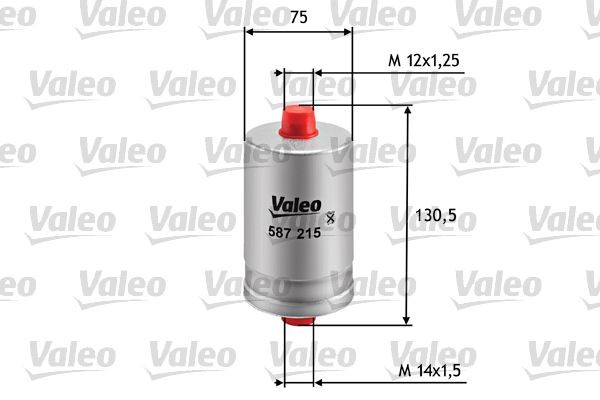 VALEO Brandstoffilter 587215 Benzinefilter VALEO 9-5 587215 goedkoop