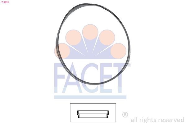 FACET Blīve, Termostats 7.9631 FACET 7.9631 Termostata korpuss blīve F01 cena