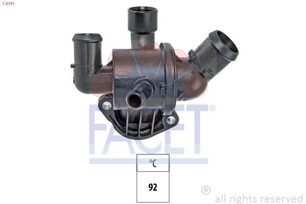 FACET Termostato motore 7.8791 FACET 7.8791 Valvola termostatica Volkswagen Caddy Alltrack IV Van (SAA) originali prezzo