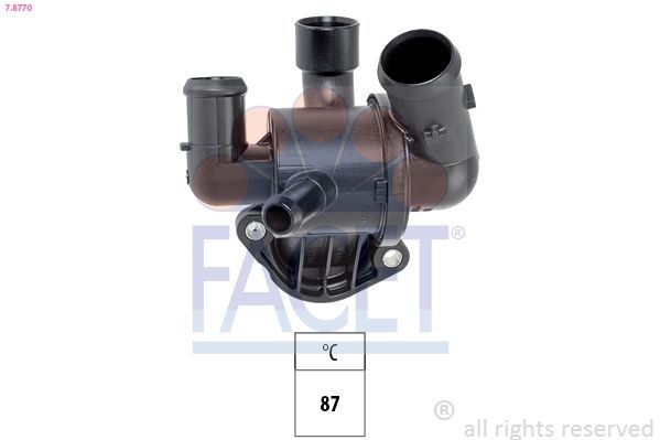 FACET Termostat, kylvätska 7.8770 7.8770 FACET vattentermostat SSANGYONG KORANDO