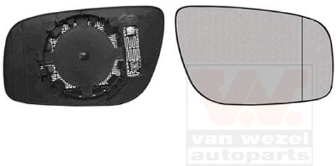 VAN WEZEL Peegliklaas, Välispeegel 3043838 3043838 Peegliklaas MERCEDES-BENZ M-klass VAN WEZEL