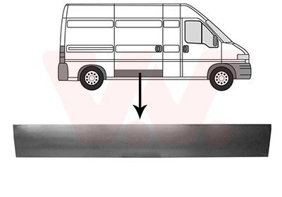 VAN WEZEL Dörr, karosseri 1747174 1747174 VAN WEZEL dörrar delar Fiat 124