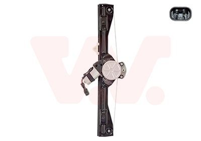 VAN WEZEL Stikla pacelšanas mehānisms 1624262 Stikla pacēlāji VAN WEZEL Fiat 127 1624262