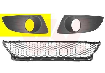 VAN WEZEL Bumper grill 1516594 VAN WEZEL 1516594 Bumper grill