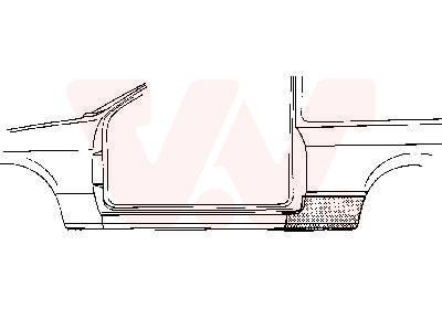 VAN WEZEL Sidewall 3727142 VAN WEZEL 3727142 Vauxhall ASTRA wheel arch price