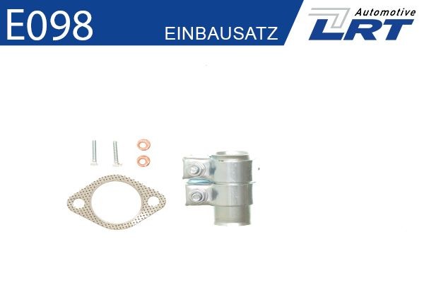 LRT Montageset, katalysator E098 Fiat MULTIPLA Katalysator montageset LRT E098