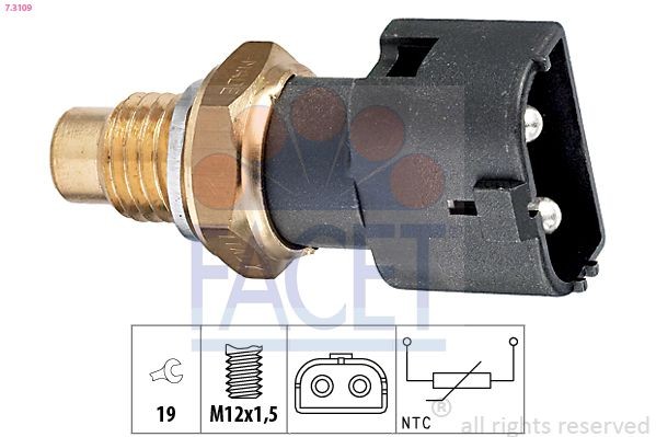 FACET Temperatuurschakelaar, radiateurventilator 7.5094 FACET 7.5094 Thermoschakelaar radiateurventilator Suzuki Swift mk2 originele prijs