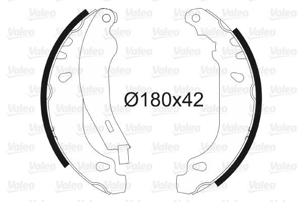 VALEO Remschoenset 562040 Jeep COMPASS Remschoenen VALEO 562040