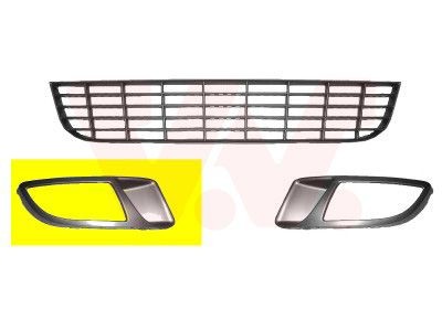 VAN WEZEL Bumper grill 1629594 1629594 VAN WEZEL sport grille FIAT SEICENTO