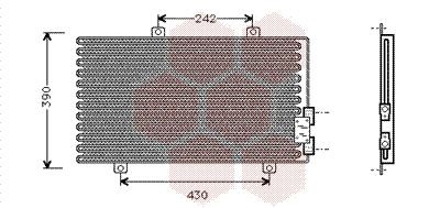 VAN WEZEL Condensador, ar condicionado 01005063 VAN WEZEL 01005063 Condensador de ar condicionado HYUNDAI i30 custo
