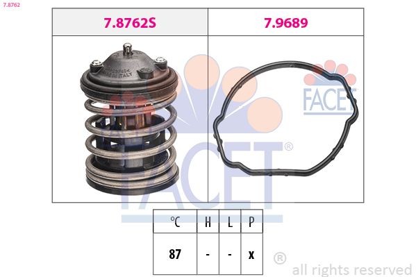 FACET Termostaatti, jäähdytysneste 7.8762 7.8762 FACET Termostaatti Tesla MODEL 3 hinta