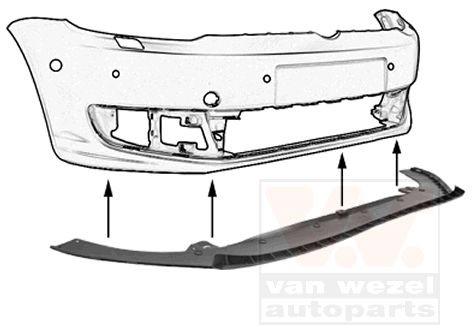 VAN WEZEL Spoiler 5735500 Lip VAN WEZEL FORESTER 5735500 goedkoop