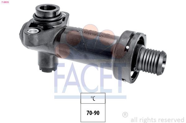 FACET Termostaat, heitgaaside tagasijuhtimine 7.8835 FACET 7.8835 originaal EGR jahuti BMW X6 hind