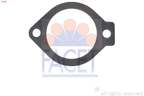 FACET Dichtung, Thermostat 7.9691 7.9691 Thermostatgehäuse Dichtung FACET OPEL CROSSLAND X