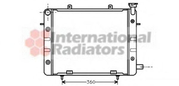 VAN WEZEL Radiateur 37002061 VAN WEZEL 37002061 Radiator Commodore C Sedan originele prijs
