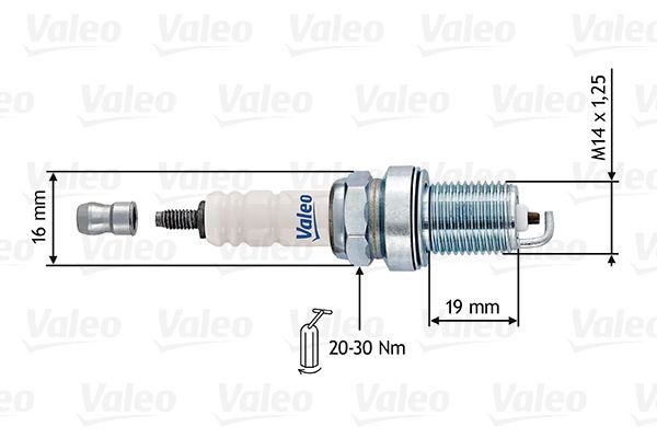 VALEO Spark plug 246903 LADA 1200-1600 VALEO spark plugs 246903