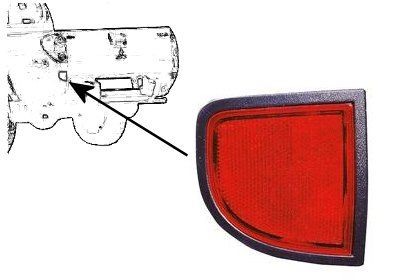 VAN WEZEL Reflector rood 3295929 VAN WEZEL 3295929 Reflector rood FIAT BRAVA originele