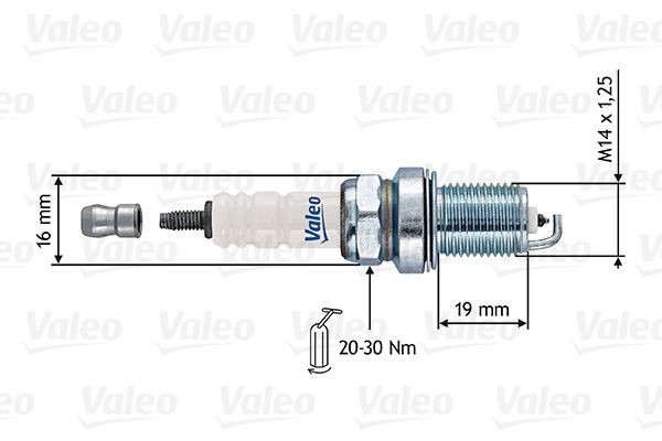 VALEO Zapaľovacia sviečka 246892 246892 Zapaľovacia sviečka VALEO NISSAN PICK UP
