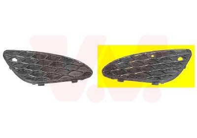 VAN WEZEL Kofangergitter 3041591 VAN WEZEL 3041591 Mercedes S213 All Terrain Gitter til kofanger pris