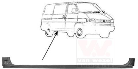 VAN WEZEL Tür, Karosserie 5874120 5874120 VAN WEZEL Autotür (Ersatzteil) Chrysler Sebring JS Kosten