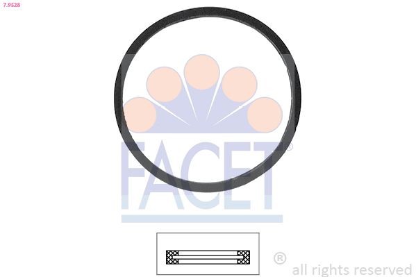FACET Dichtung, Thermostat 7.9528 Kühlwasserabdichtung FACET J5 7.9528 günstig