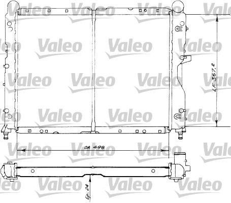 VALEO Radiateur 730516 730516 Radiateur VALEO ALFA ROMEO 159