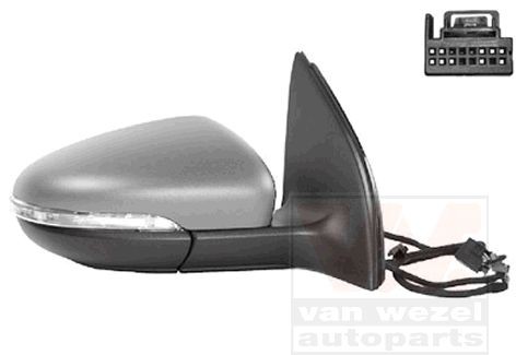 VAN WEZEL Backspegel 5863818 5863818 VAN WEZEL sidospegel Volkswagen TRANSPORTER