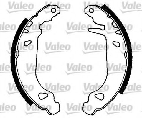 VALEO Remmenset, trommelrem 553686 553686 Remschijf, trommelrem CITROËN JUMPER VALEO