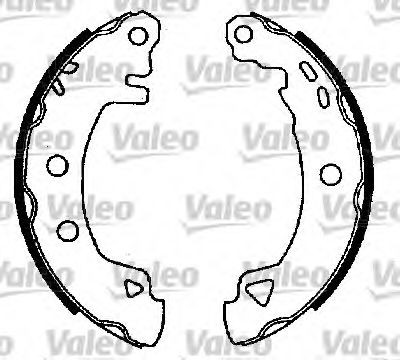 VALEO Trumbromssats 553817 ALFA ROMEO bromssats, trumbroms VALEO 553817
