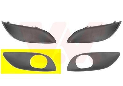 VAN WEZEL Vetracia mrieżka v nárazníku 5436594 VAN WEZEL 5436594 Vetracia mrieżka v nárazníku TOYOTA Hiace Van (XH10) 2.5 D-4D (KLH12, KLH22) 88 KS 2006