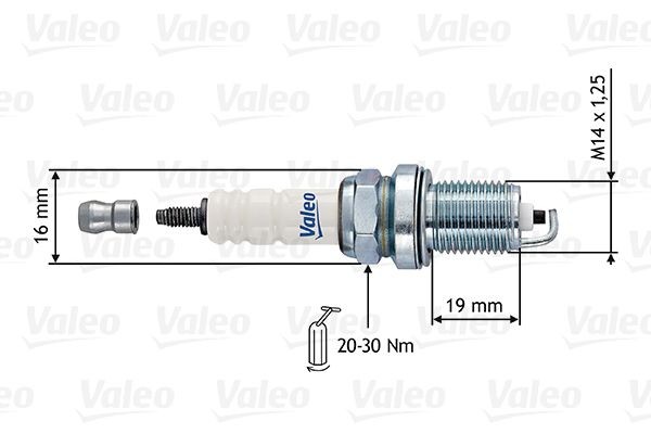 VALEO Spark plug 246886 CHEVROLET EQUINOX VALEO spark plugs 246886