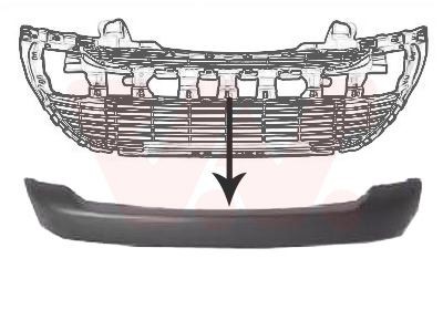 VAN WEZEL Kryt nárazníku 4042580 VAN WEZEL 4042580 Kryt nárazníku