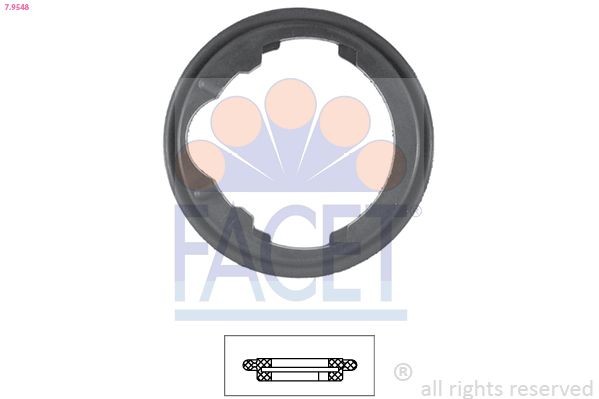 FACET Guarnizione, Termostato 7.9548 FACET 7.9548 Guarnizione, Termostato ROVER 200 Hatchback (RF) 218 K Vi 146 CV 1998