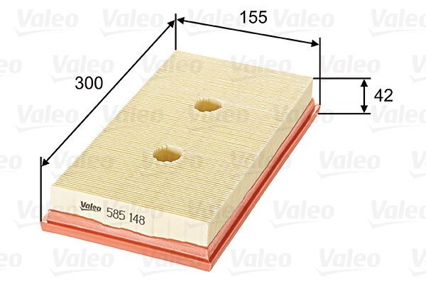 VALEO Gaisa filtrs 585148 Gaisa filtrs VALEO Volkswagen POLO 585148