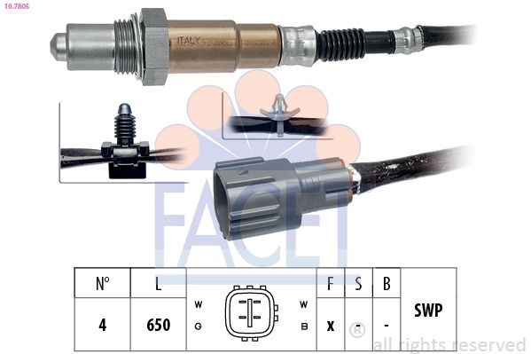 FACET Lambdasonde 10.7890 Volvo 850 Regelsonde FACET 10.7890