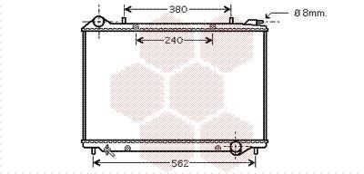 Radiateur VAN WEZEL 37002441 VAN WEZEL 37002441 Radiator OPEL FRONTERA 2003