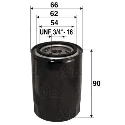 VALEO Oljefilter 586049 586049 VALEO oljefilter Nissan PICK UP