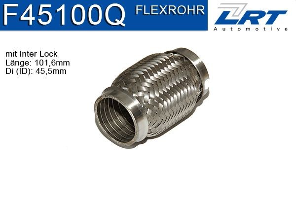 Flessibile, Impianto gas scarico LRT F45100Q LRT F45100Q costo Tubo flessibile marmitta Renault LAGUNA 2010