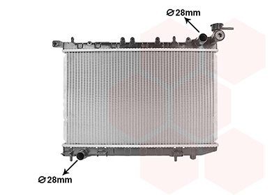 VAN WEZEL Radiator, motorkjøling 13002123 VAN WEZEL 13002123 originale Radiator Nissan Sunny III Liftback (N14) hva koster