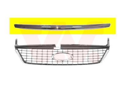 VAN WEZEL Pynte- / vernelist, radiatorgitter 1881518 Front grill Ford AAL, ABL 1881518 VAN WEZEL
