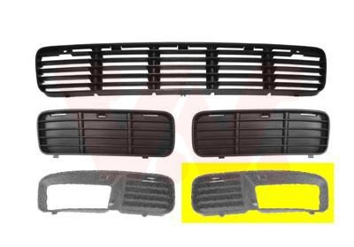 VAN WEZEL Vetracia mrieżka v nárazníku 5826593 VAN WEZEL 5826593 Vetracia mrieżka v nárazníku VOLKSWAGEN Polo III Classic (6V2) 1.9 SDI 65 KS 2000