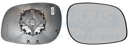 VAN WEZEL Speilglass, ytterspeil 0248837 VAN WEZEL 0248837 Sidespeilglass Land Rover Discovery 5 originale pris