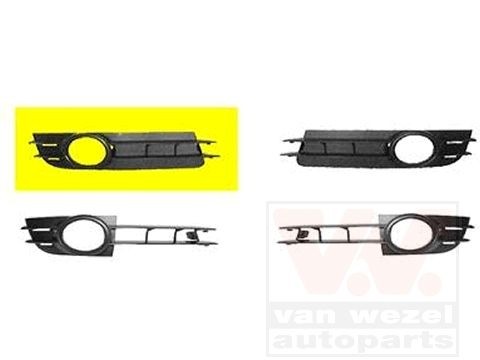 VAN WEZEL Vetracia mrieżka v nárazníku 0318592 VAN WEZEL 0318592 Športová mriežka Audi A6 4f2 lacné