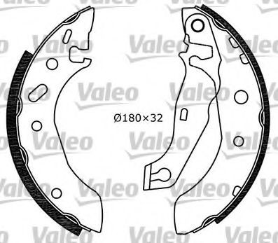 VALEO Trumbromssats 553839 553839 VALEO trumbroms MAZDA 3