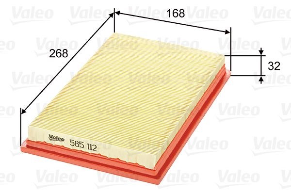 VALEO Filtre à air 585112 VALEO 585112 Filtre d'air Ford Fiesta Mk4 prix