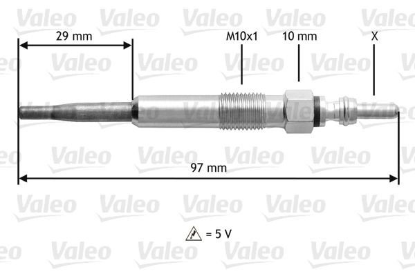 VALEO Candeletta 345125 345125 costo Candelette VALEO Volkswagen NEW BEETLE